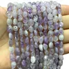 Loose Gemstones Fine Natural Stone Purple Mauve Jade Irregular Gravel Gemstone Spacer Beads For Jewelry Making DIY Bracelet Necklace