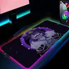 Poggia Oni Tappetino per mouse personalizzato Tappetino per scrivania da gioco Tastiera per giocatori Accessori per computer Tappetino per mouse Tappetino retroilluminato Rgb Deskpad Tavolo per PC Mause Xxl