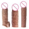 Seks Oyuncaklar Masajer 3 Türler Penis Genişletici Kolu Yeniden Kullanılabilir Oyuncaklar Erkekler için Gecikme Boşalma Horoz Kilit Sperm Malları