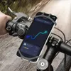 Nuova staffa per bicicletta sicura Supporto per telefono girevole a 360° Supporto in silicone per supporto in silicone per telefono cellulare Supporto per moto Gel di silice