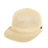 Szerokie brzegowe czapki Summer Linen przędza Kapelusz Słońce Sunshade Equestrian Cap Sombreros Mjer Verano for Women Casquette Femme Ete