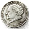 USA USA 1936 Bridgeport Connecticut Commemorative Half Dollar Silver Plated Copy Coin