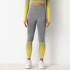 Calça feminina esportes de ioga leggings feminino fitness push up upwear ativo tricô de alta cintura de cintura