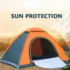 Tentes et abris Tente de camping automatique 1-2 personnes Tente familiale Double Protable Backpacking Setup Auvent Tent Instant Outdoor Randonnée Voyage L H3b0 230526