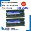 Rams Kembona العلامة التجارية الجديدة Memoria Memoria RAM DDR3 8GB KIT (2*4GB) 12800S PC3L 1.35V LOW 1600MHz 204PIN SODIMM LIFETIME LANDARY