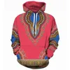 Męskie bluzy bluzy bluzy bluzy bluzy z kapturem afrykańskim folk niestandardowy Egipt 3D druk Pullover Hip Hop Street Hooded Sportswear Mężczyźni