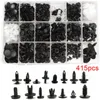 New 415Pcs Plastic Portable Convenient Fashion Brand New Car Door Trim Clip Bumper Rivets Screws Panel Push Fastener Kit#265986