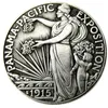 USA 1915-S Panama Commemorative Half Dollar Silver Plated Copy Coin