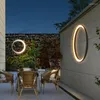 Wall Lamp Solar Terrace Courtyard Garden Outdoor Yard Waterproof Moon-Light Villa Exterior Light