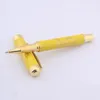 Stylo roller de luxe porcelaine chinoise jaune doré Dragon peinture 0.5MM stylos de recharge d'encre pour fournitures scolaires cadeau d'écriture
