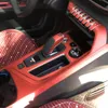 Voiture-style 3D 5D fibre de carbone voiture intérieur Console centrale changement de couleur moulage autocollant décalcomanies pour Peugeot 4008/5008 2017-2019