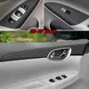 3D/5Dカーボンファイバーカースタイリングインテリアカバーコンソールカラーステッカーデカールデカールパーツアクセサリー2012-2015