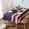 Stol täcker amerikansk flagg fotbollsspelare täckning för matsal bordsstolar kök bordsduk heminredning