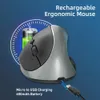 Souris X10 souris sans fil 2.4GHz souris verticale Rechargeable ergonomique 2400DPI souris souris de jeu optique pour ordinateur portable de bureau