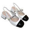 Sandals Women's Luxury Pumps Patent Leather Party Shoes Spring Summer Platfor