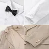 Anzüge Jungen Kleid Anzug Set Ostern Hochzeit Geburtstag Kinder Blume Gentleman Performance Kostüm Jacke Hose Hemd Fliege Kleidung 6 Stück 230526