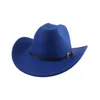 2023 Cowboy Hat Western Cowboy Cowgirl kapelusz czapki kowbojskie czapki dla mężczyzn szerokie grzbiet khaki kawa czarny brytyjski top sombrero hombre sombrero