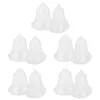 Gift Wrap 10pcs Clear Christmas With Bell Shape Ornaments Crafts Candy Treat Box Xmas Tree Hainging Decoration