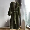 Cappotto invernale da donna in pelliccia da donna 2023 Solid Faux Warm Thick Fashion Loose Plush Long Jacket Fluffy Oversize