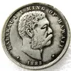 Stati Uniti 1883 1/2D Hawaii Monete commemorative da mezzo dollaro placcate in argento