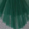 Bridal Veils Green Tulle 2t Short Blusher Wedding Veil Simple 2 Layers With Comb Accessories Voile de Mariee