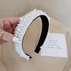 Headpieces Vintage Ivory Wedding Headdress PearlsLuxury Headband Handmade Women Hair Ornaments Tiara Accessories