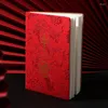 Ретро китайский стиль ноутбука A5/A7 Red Diary Planner Prany