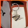 New 1PC Metal Key Chain Hand Brewing Pot Coffee Series Bag Pendant Key Chain Holder Key Car Trinket Keyring For Men Women Key Ring