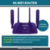 Routers OPTFOCUS Free Shipping Unlocked Aisa EU Workable 300Mbps Long Range Wi fi Signal Booster LTE Wifi Router 4G