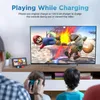 ニンテンドースイッチ用ハブテレビドッキングステーションUSB 2.0ハブUSB Cハブテレビドックステーションギガビットイーサネット4K HD HDMICAPTIBLEアダプター付き