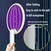 Other Home Garden Upgrade Foldable Electric Mosquito Swatter Wall-mountable Portable Mosquito Killer USB Rechargeable Purple Light Trap Mosquitoe 230526