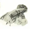 Bandanas Militaire Tactique Keffiyeh Shemagh Arabe Écharpe Châle Cou Couverture Tête Wrap Blanc Coton Écharpes D'hiver Pour La Randonnée En Plein Air