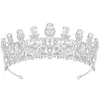 ヘアクリップYysunny Luxury Crystal Tiaras and Crowns Silver Color Princess Crown Tiara Diadem Bridal WeddingAccessories Jewelry Gift