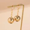 Dangle Earrings & Chandelier Punk Long Chain With Ball Pendant For Women Fashion Gold Color Drop 2023 Trendy Handing Jewelry GiftsDangle