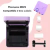 Skrivare Phomemo M02S termisk skrivare Mini Impresora Print Pocket Mini Label Sticker Printer Wireless Connection Mobiltelefon Skrivare