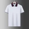 Summer Men's Polos T-Shirts Cotton Shirts Solid Color Short Sleeve Tops Slim Breathable Men's streetwear Male Tees US size 3XL clothes