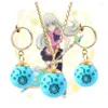 Серьги ожерелья устанавливают аниме -ювелирные украшения Семь Смертельных грехов Элизабет Льоны Луны Звезды с женской девушкой подарком косплея