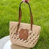 Moda feminina, anagrama, cesta, bolsa loewee, designer, tecido à mão, bolsa de praia aberta, luxo, verão, bolsa de praia, bolsas de ombro, tecidas