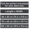 Odpoczywa czarno -białe matę biurka MousePads Myse Pad biurowe biurko biurka duże proste masy myszy Mousepad dla komputerowych podkładek dużych rozmiarów