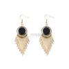 Stud Argent Couleur Long Gland Boucles D'oreilles De Fiançailles Femmes Fille Tempérament Noir Zircon Élégant Vintage Mode Bijoux De Mariage Cadeau J230529