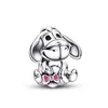 Charms 2023 925 Sterling Sier Pandora Charm Mini Bear Pig wisiorek używany do bransoletki akcesoria damski