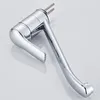 Bathroom Sink Faucets Long Mouth Deck Mounted Mixer Basin Tap Chrome Polished Cold & Water Single Handle Kitchen