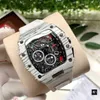 Richarmill Watch Luxury Ins Watches Miller Watch Reprint Mens och Womens Watch Black Technology Limited Edition Cutout Trendy Watch Swiss ZF Factory