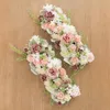 Decorative Flowers 2x Artificial Arch Flower Swag Table Runner Centerpiece Garland For Wall Wedding Ceremony Sign Floral Decoration