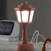 Night Lights USB Charging LED Lamp Dimmable Flicker-Free Rechargeable Retro Base Plastic Bedside Desk Light Decor