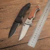 LM337 Flipper Folding Knife 440C Drop Point Blade Outdoor Camping Vandring Survival Fick Folding Knives With Retail Box
