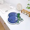 Table Mats Practical Countertop Pad Soft Faucet Mat Highly Absorbent Fruit Pattern Insulation Drainage