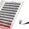 DIY False wimperverlenging 0,07c Herkbruikbare wispy lash -extensies natuurlijke dikke crisse kriskras individuele wimpercluster wimpers voor thuisgebruik