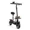 Scooter elétrico fora da estrada para adulto com assento 52V Motor duplo 3200W Velocidade máxima 65 km/h 10 polegadas pneu E-scooter