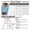 Women's Blouses Fashion Women's Spring Autumn Floral Gedrukte lange mouw V Neck Loose Blouse Tops Casual Ladies Beach Party Blusas#G3